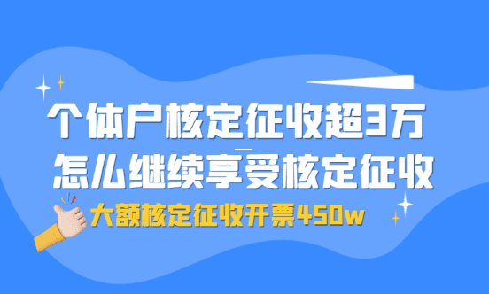 定额征收的个体户报税全流程解析与实操指南